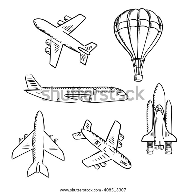 Detail Sketsa Pesawat Jet Nomer 15