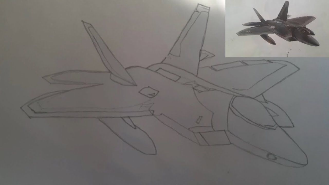 Detail Sketsa Pesawat Jet Nomer 17