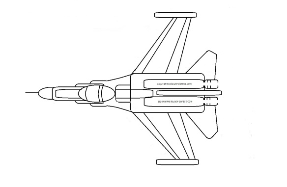 Detail Sketsa Pesawat Jet Nomer 36