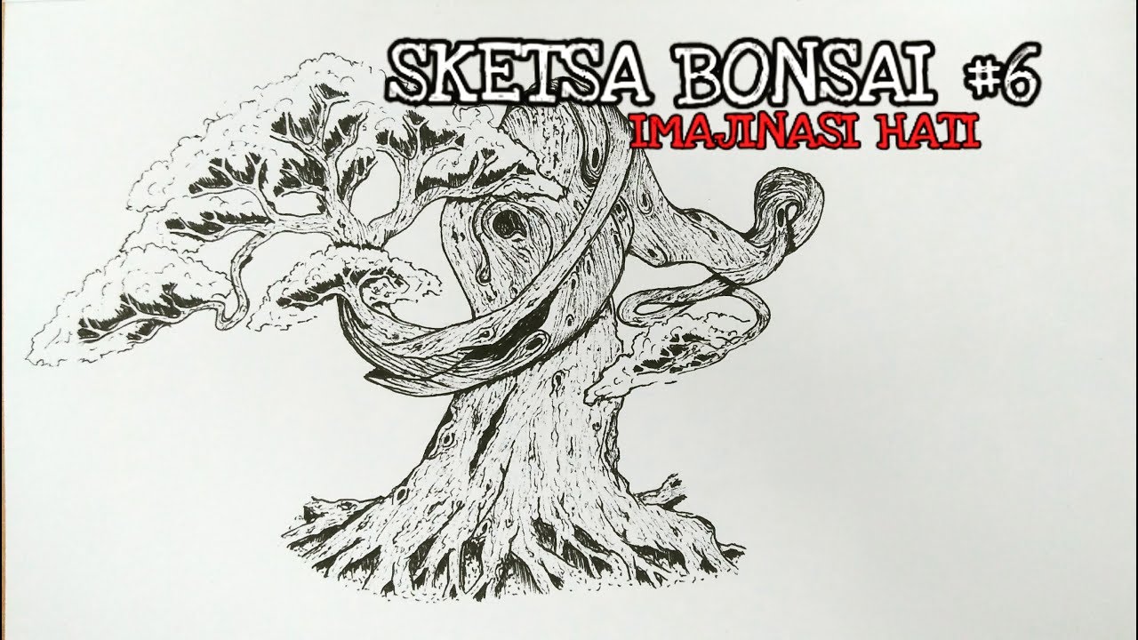 Detail Sketsa Pohon Bonsai Nomer 21