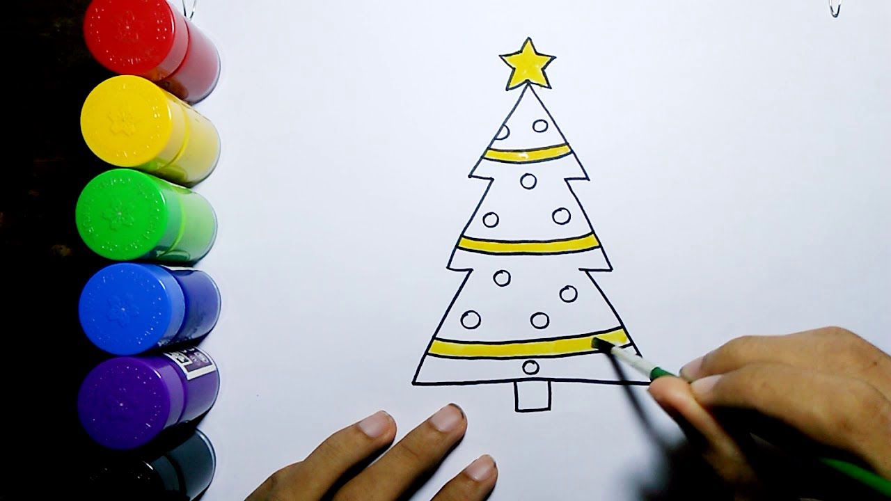 Detail Sketsa Pohon Natal Nomer 31