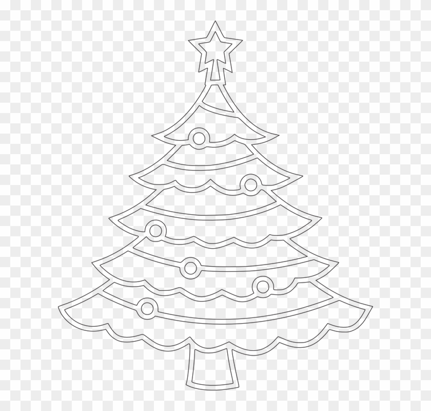 Detail Sketsa Pohon Natal Nomer 5