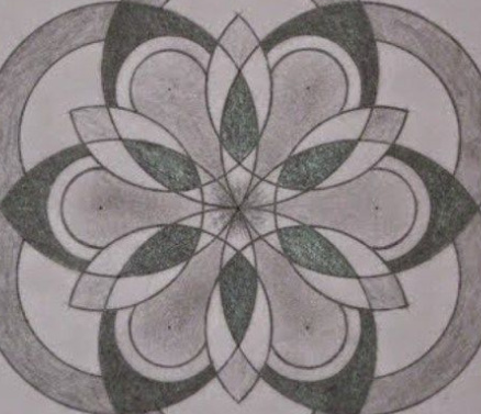 Detail Sketsa Ragam Hias Geometris Nomer 12