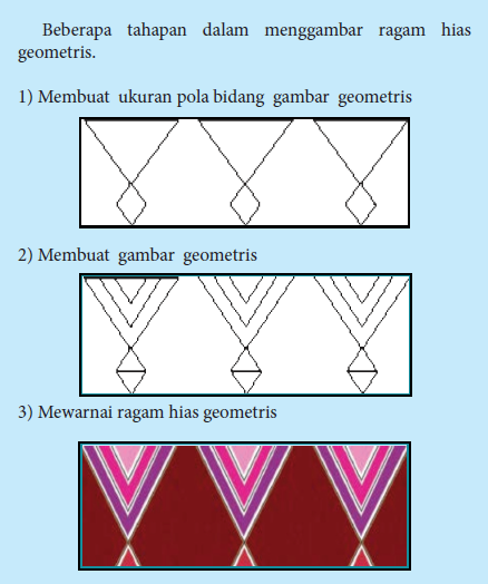 Detail Sketsa Ragam Hias Geometris Nomer 42