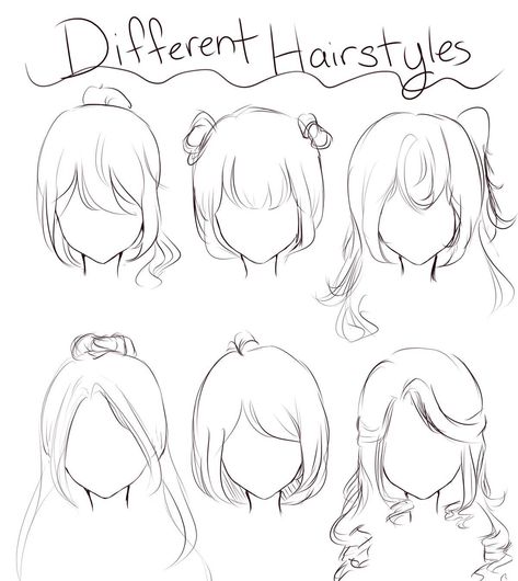 Sketsa Rambut Anime - KibrisPDR