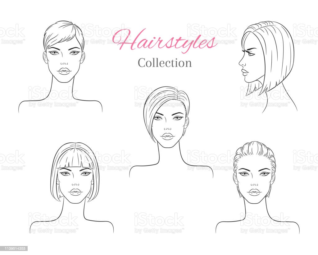 Detail Sketsa Rambut Wanita Nomer 12