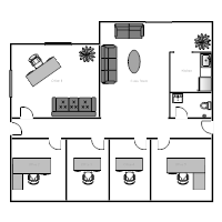 Detail Sketsa Ruang Kantor Nomer 2