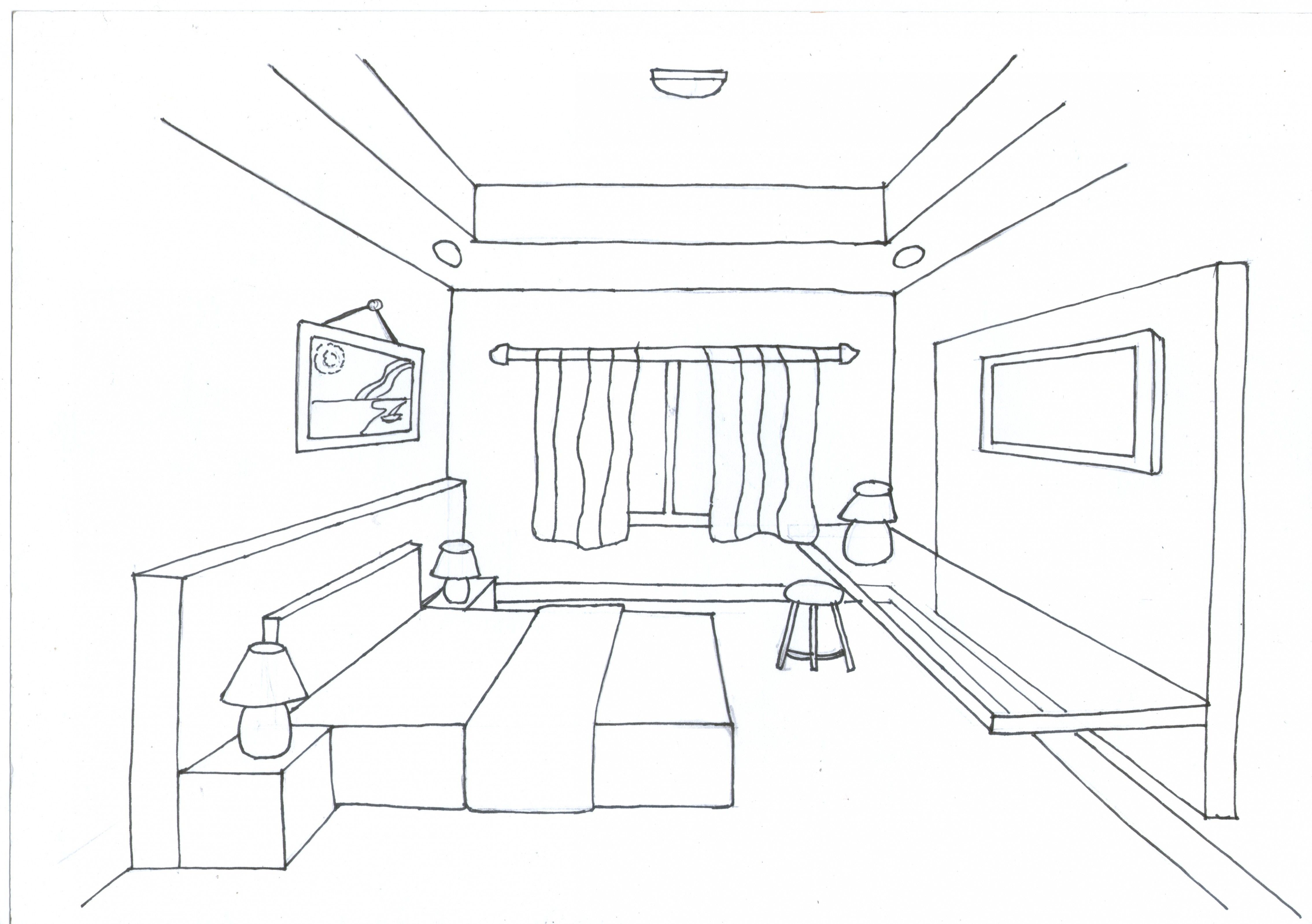 Detail Sketsa Ruang Tamu Sederhana Nomer 12