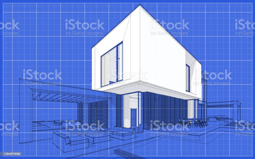 Detail Sketsa Rumah Hitam Putih Nomer 45