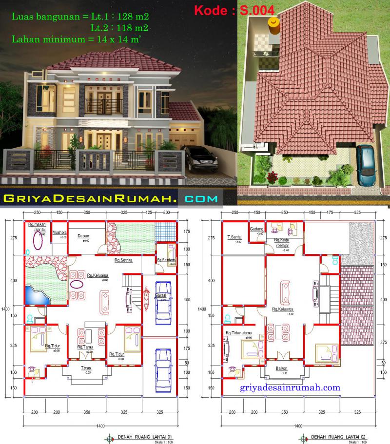 Detail Sketsa Rumah Mewah Nomer 16