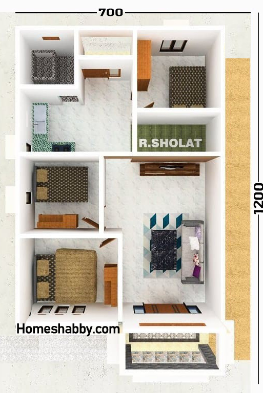 Detail Sketsa Rumah Minimalis 3 Kamar Nomer 51