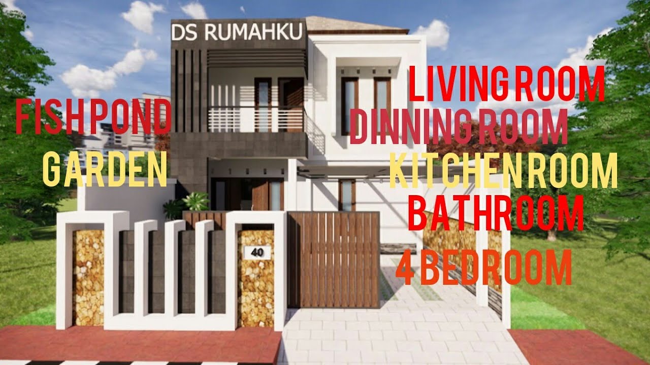 Detail Sketsa Rumah Minimalis 4 Kamar Nomer 53