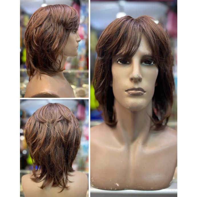 Detail Wig Rambut Pria Gondrong Nomer 16