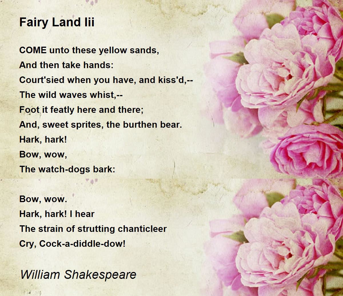 Detail William Shakespeare Puisi Nomer 19