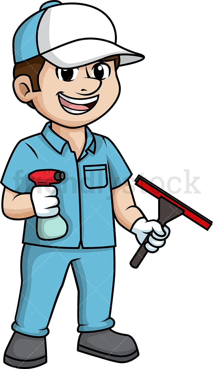 Detail Window Cleaner Clipart Nomer 30