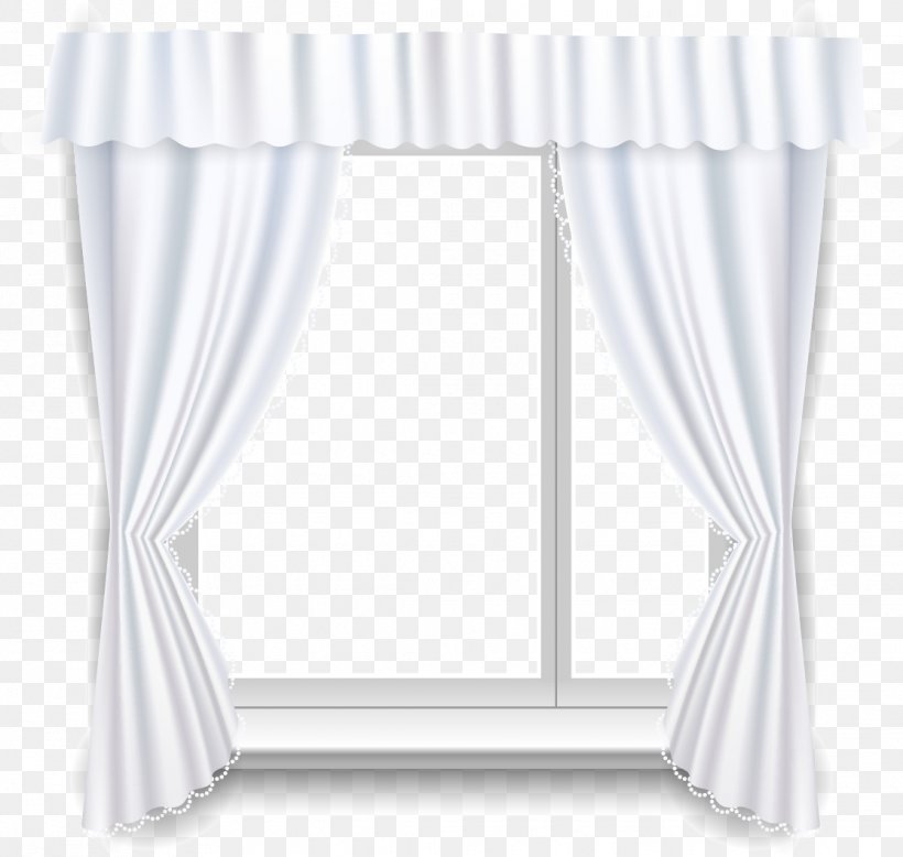 Detail Window Curtains Clipart Nomer 17