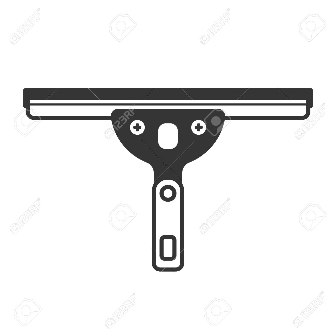 Detail Window Squeegee Clipart Nomer 11