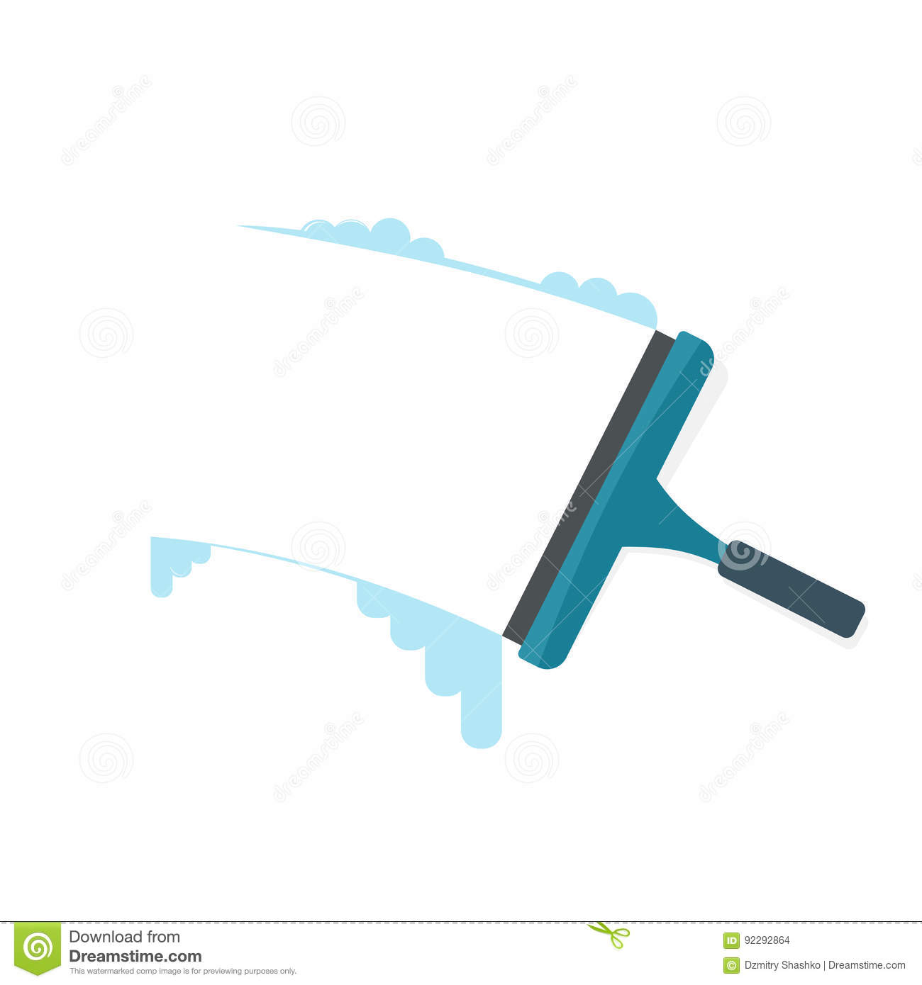 Detail Window Squeegee Clipart Nomer 26