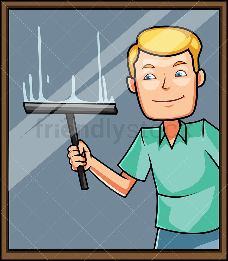 Detail Window Squeegee Clipart Nomer 29