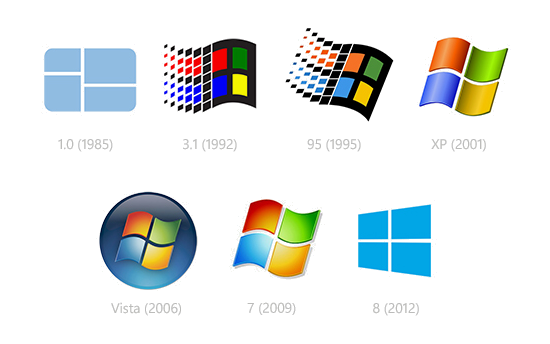 Detail Windows 1 Logo Nomer 9