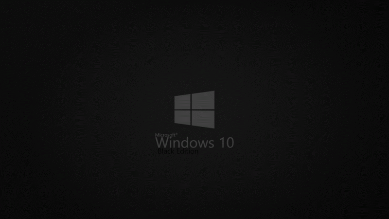 Detail Windows 10 Black Wallpaper Nomer 11