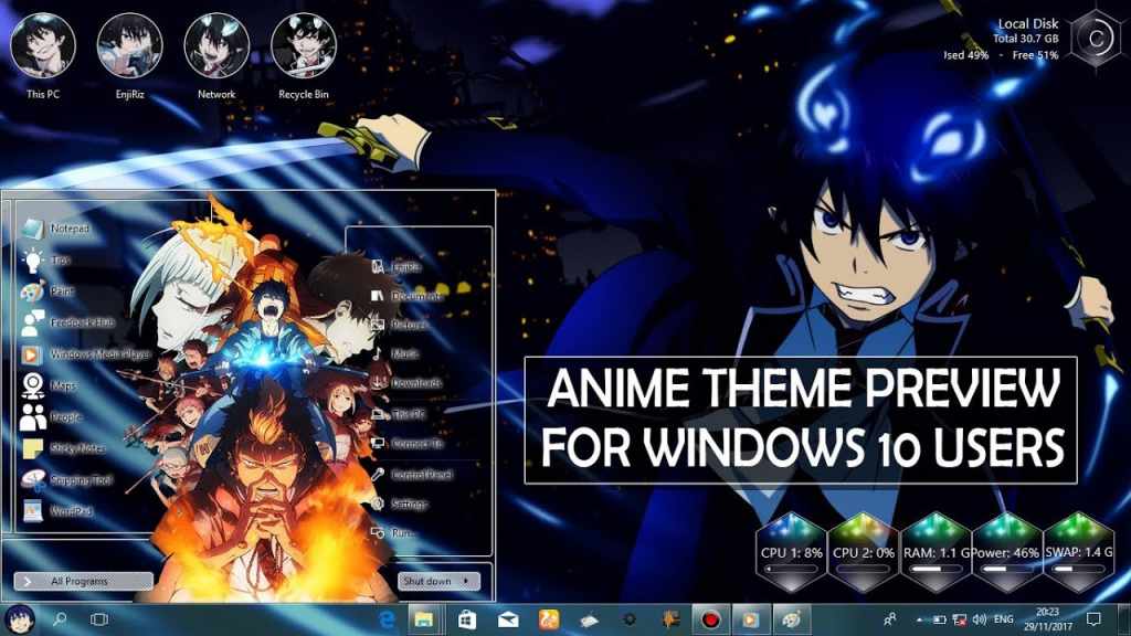 Detail Windows 10 Themes Anime Nomer 14