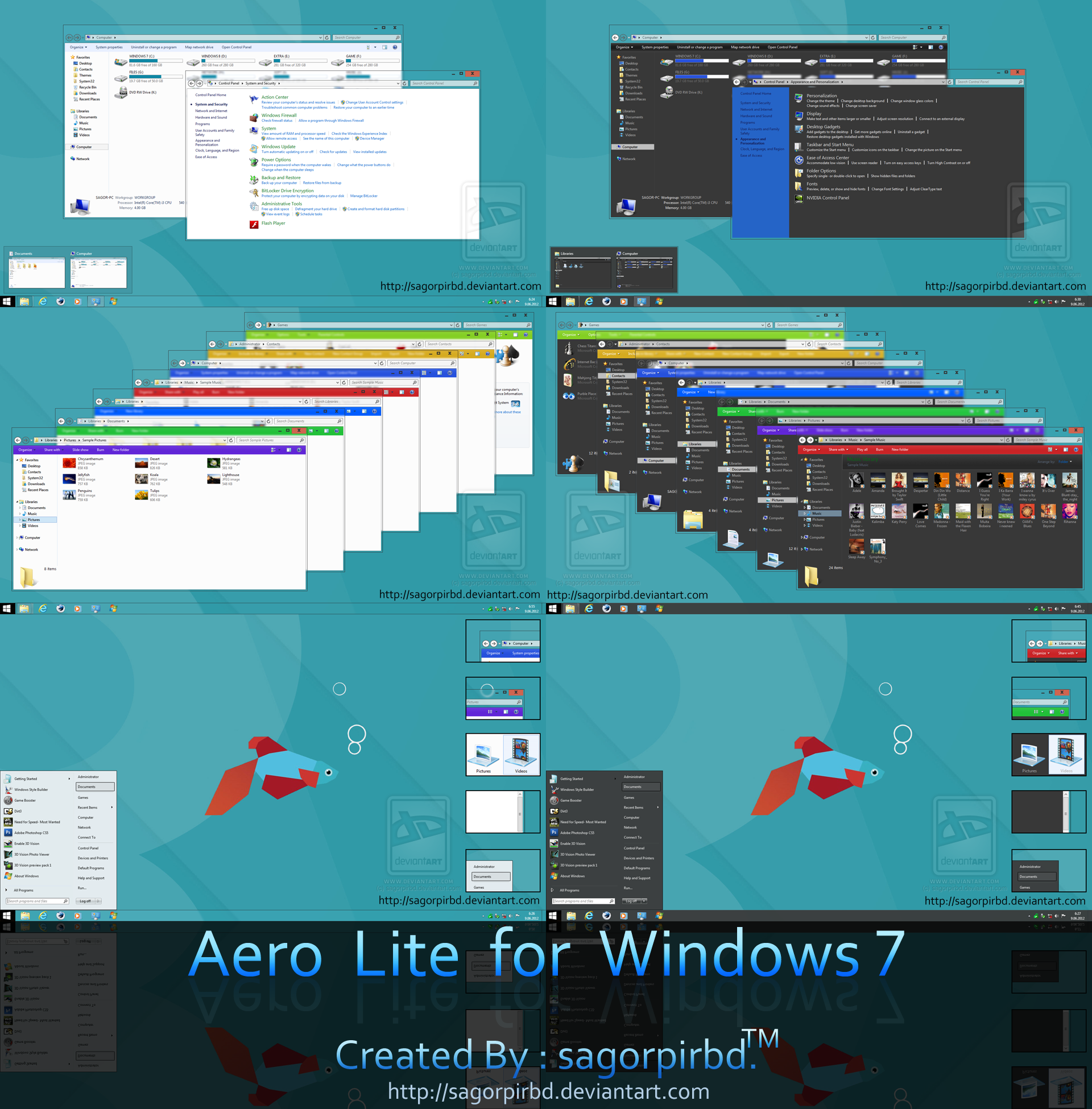 Detail Windows 7 Aero Blue Nomer 41