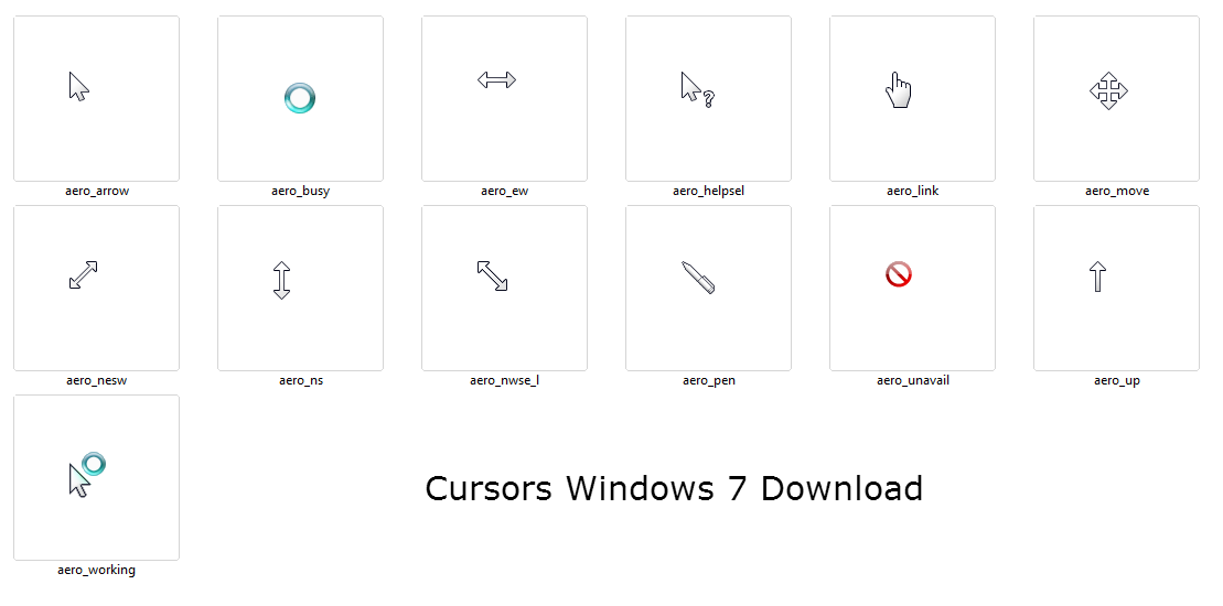 Detail Windows 7 Cursor Downloads Nomer 2