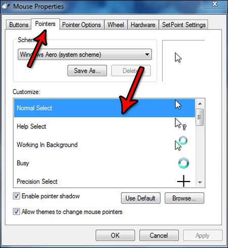 Detail Windows 7 Mouse Cursor Download Nomer 15