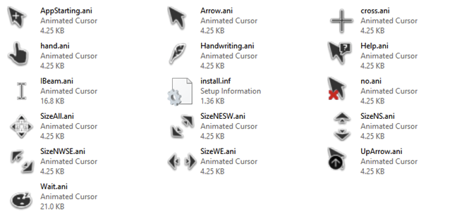Detail Windows 7 Mouse Cursor Download Nomer 39
