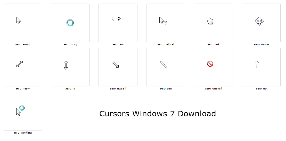 Detail Windows 7 Mouse Cursor Download Nomer 7