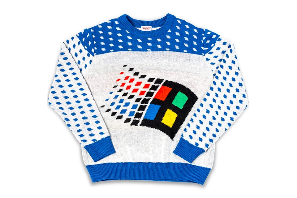 Detail Windows 95 Christmas Sweater Nomer 2