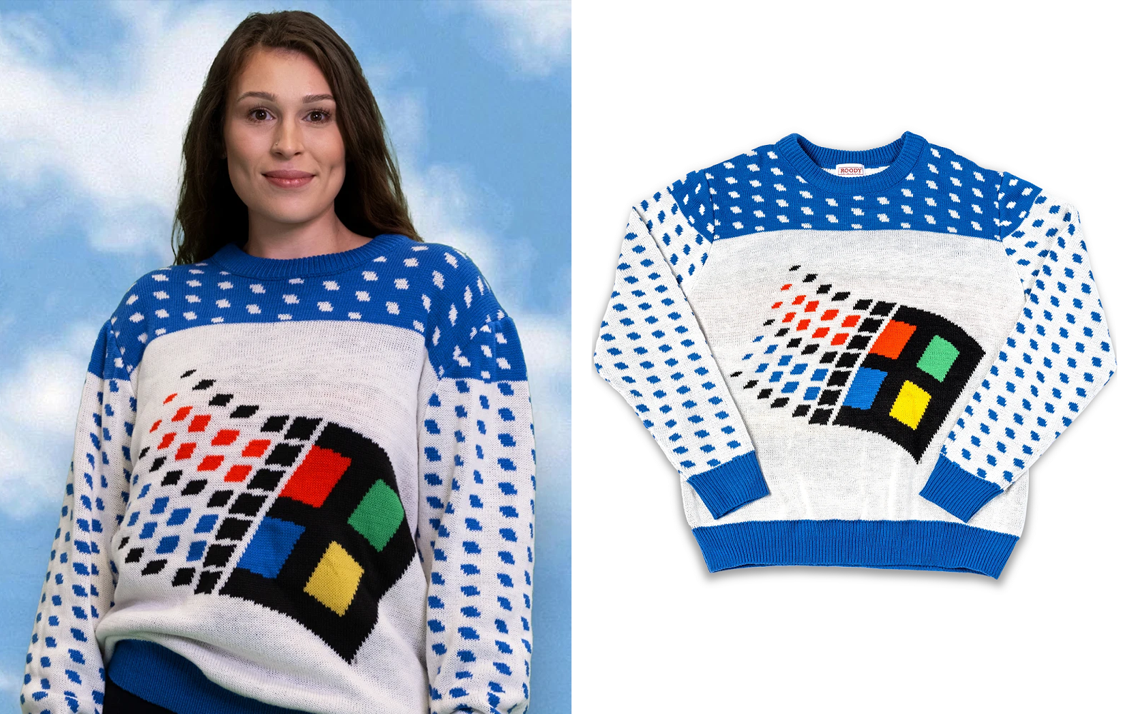 Detail Windows 95 Christmas Sweater Nomer 17