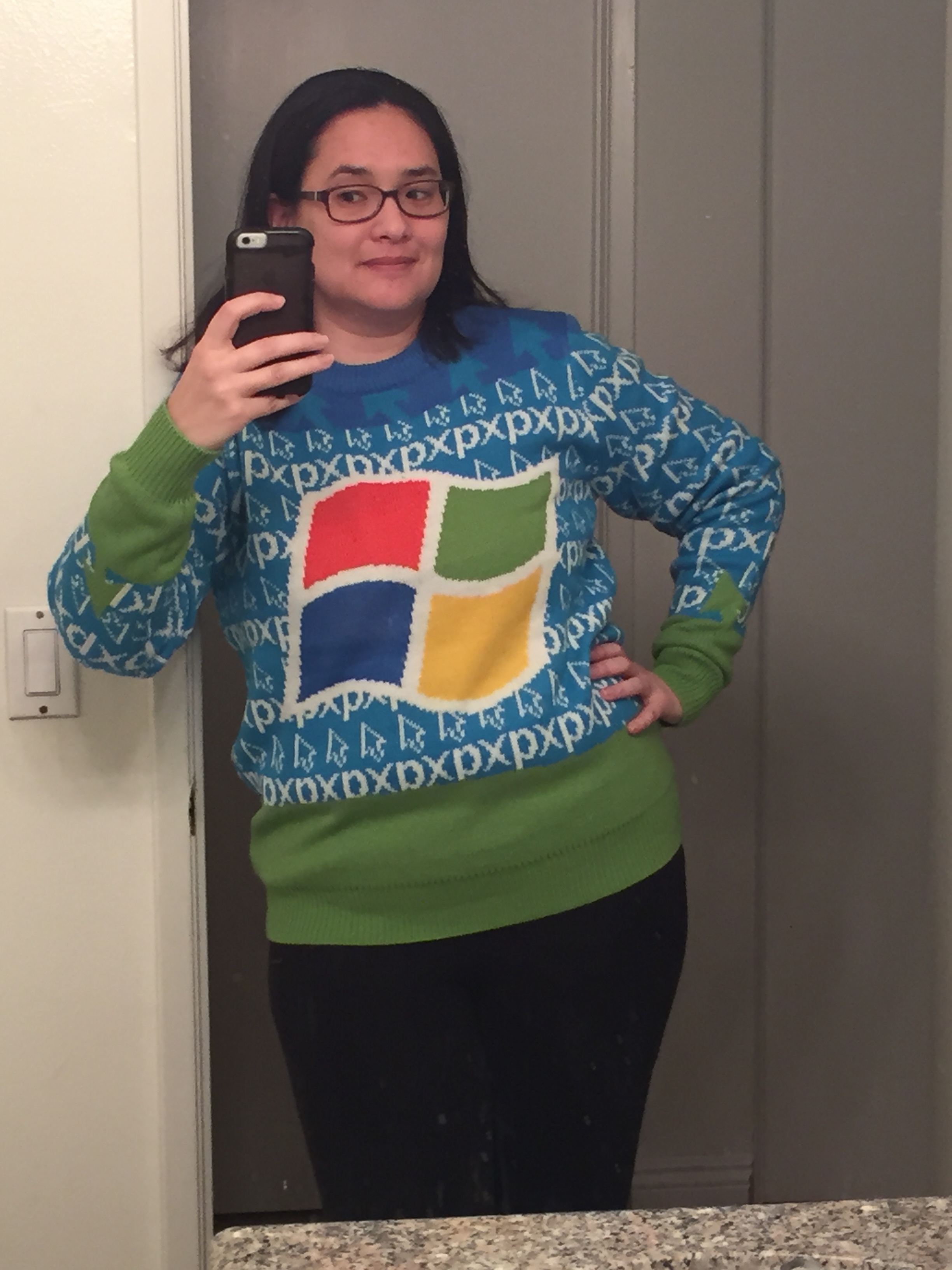 Detail Windows 95 Christmas Sweater Nomer 18
