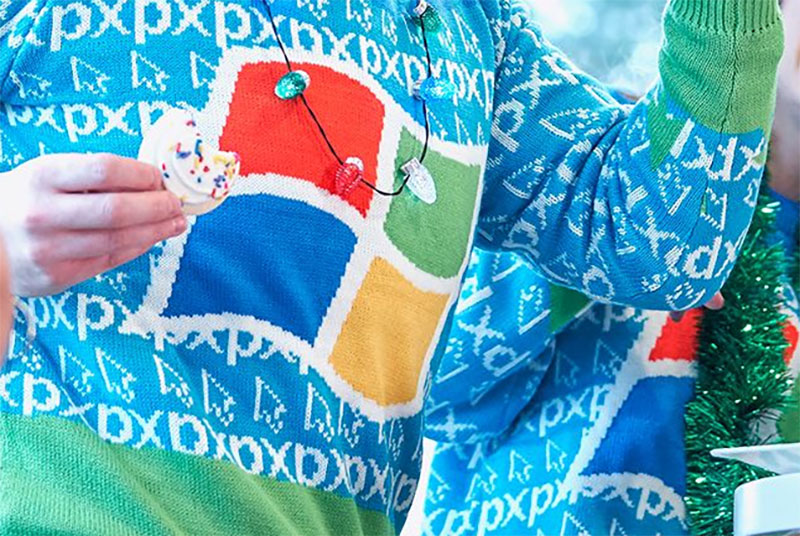 Detail Windows 95 Christmas Sweater Nomer 38