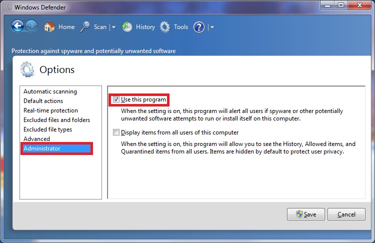 Detail Windows Defender Windows 7 Nomer 50