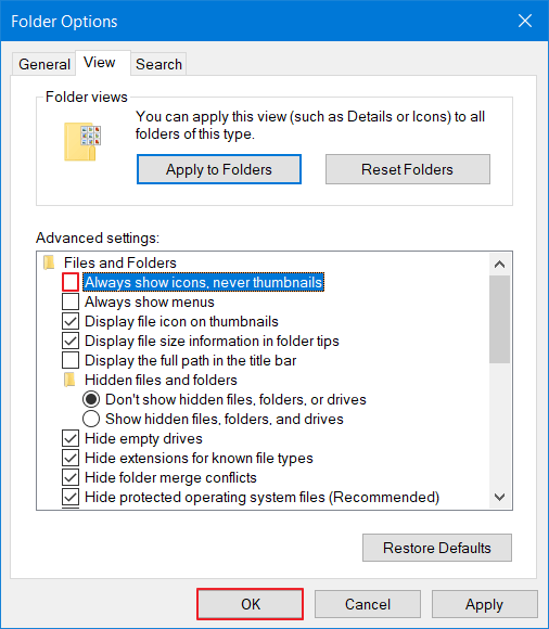 Detail Windows Explorer Tidak Menampilkan Gambar Nomer 2