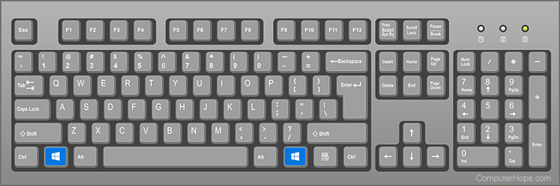 Windows Keyboard Image - KibrisPDR