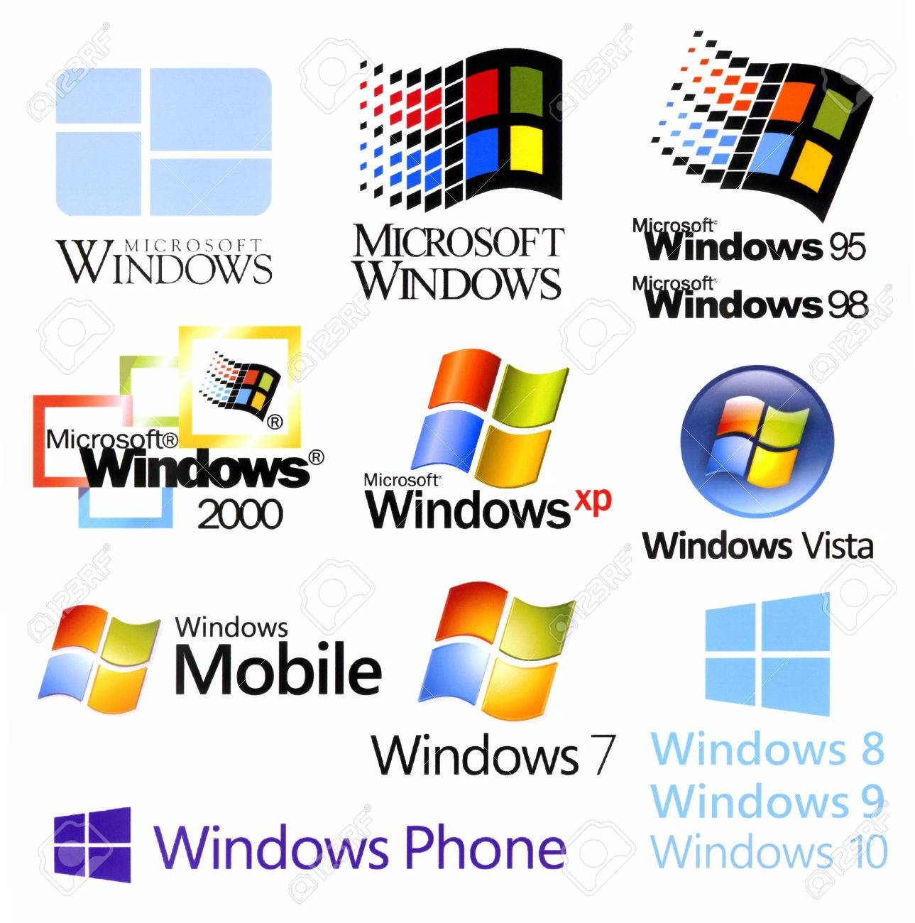 Detail Windows Logo Evolution Nomer 45