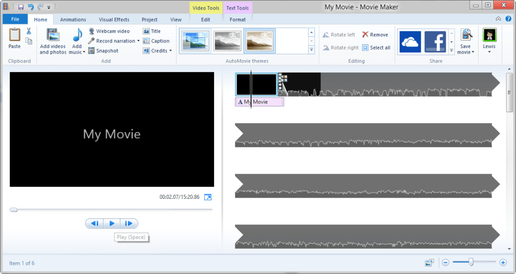 Detail Windows Movie Maker Lama Nomer 3