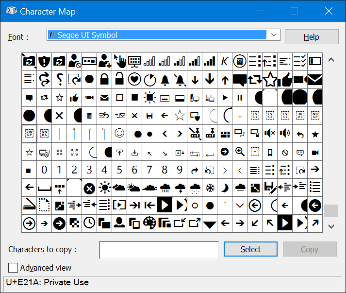 Detail Windows Symbol Nomer 52