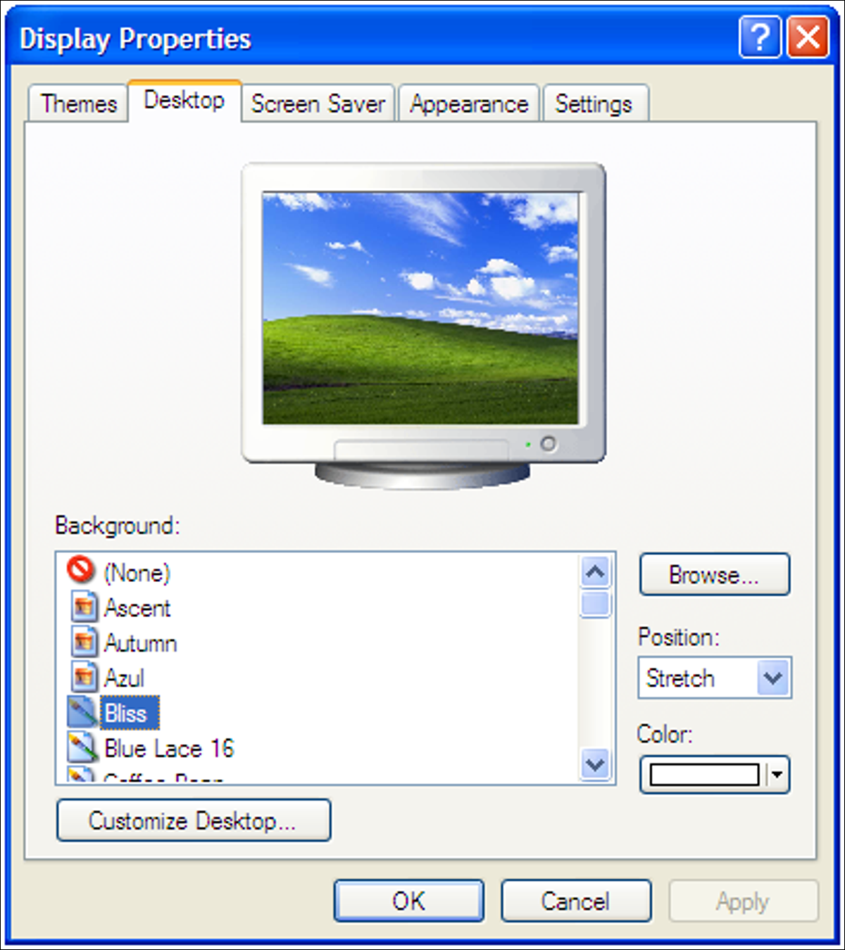 Detail Windows Xp Original Wallpaper Nomer 54