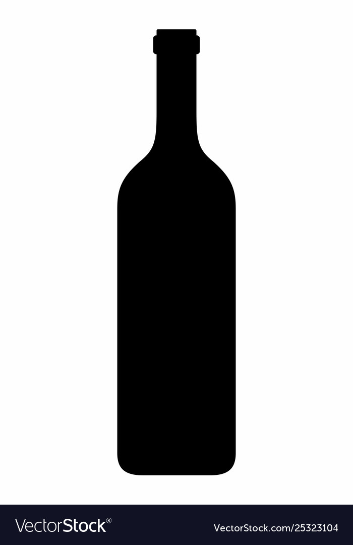 Wine Bottle Silhouette Clip Art - KibrisPDR