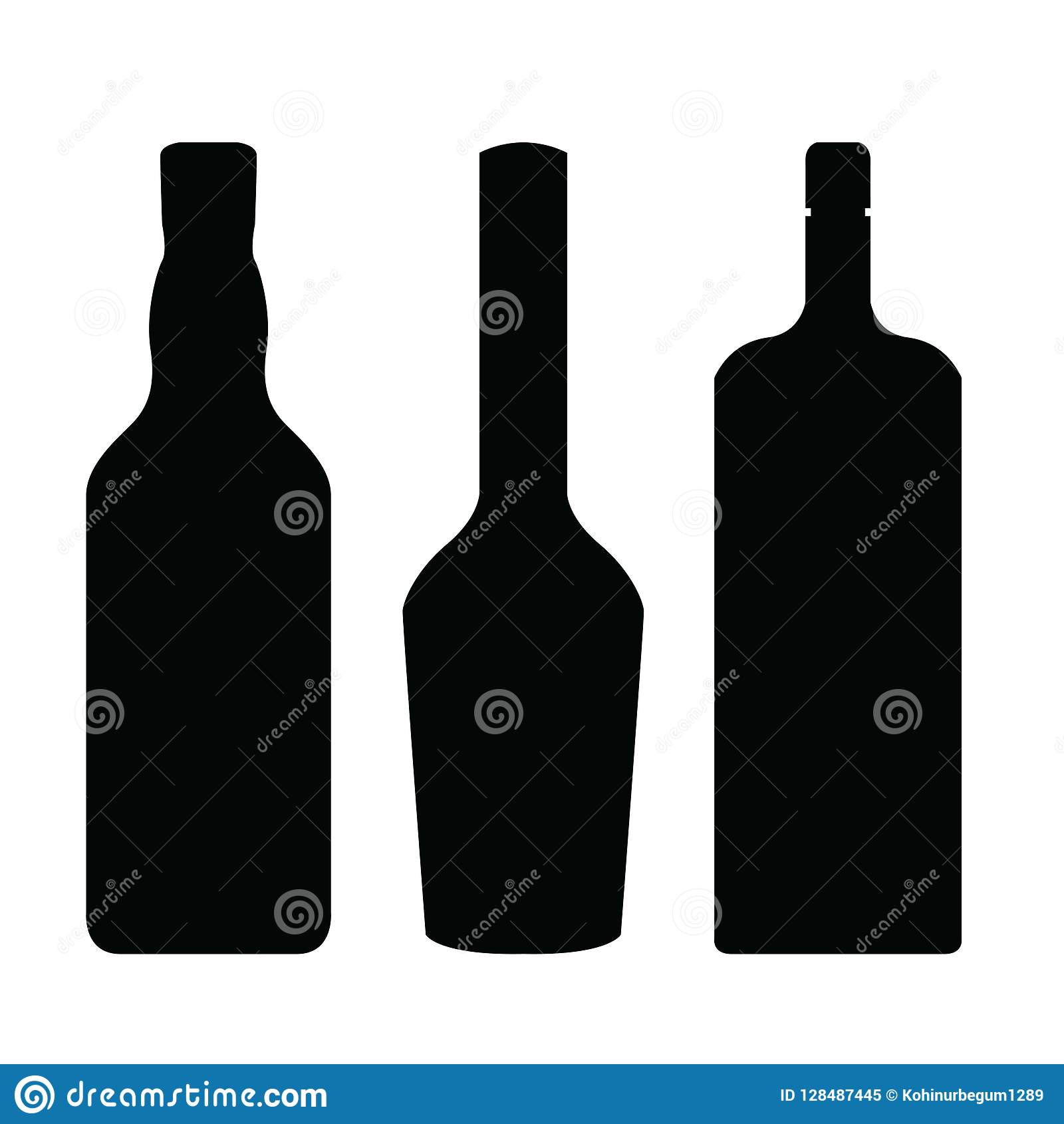 Detail Wine Bottle Silhouette Clip Art Nomer 10