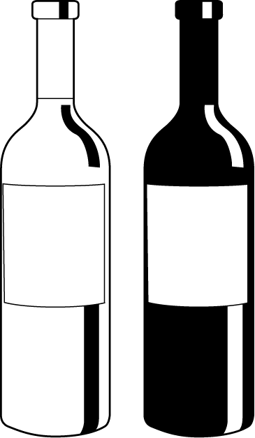 Detail Wine Bottle Silhouette Clip Art Nomer 19