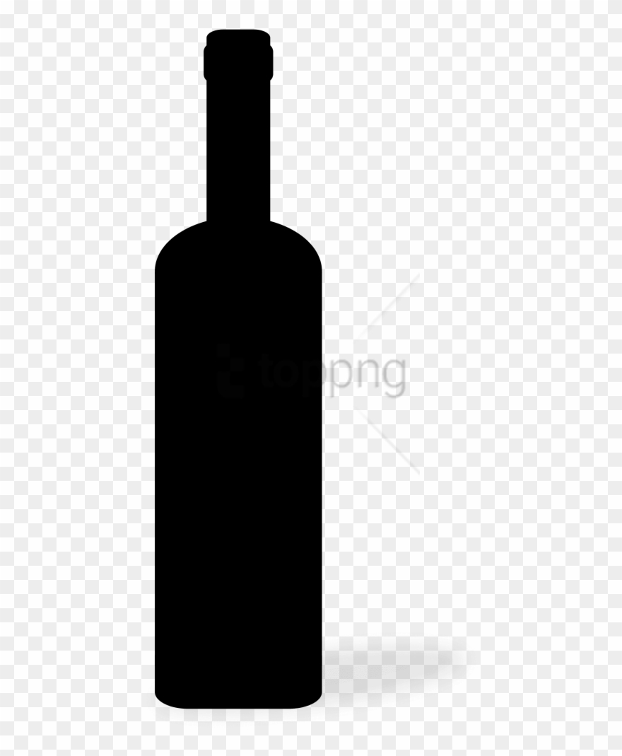 Detail Wine Bottle Silhouette Clip Art Nomer 27