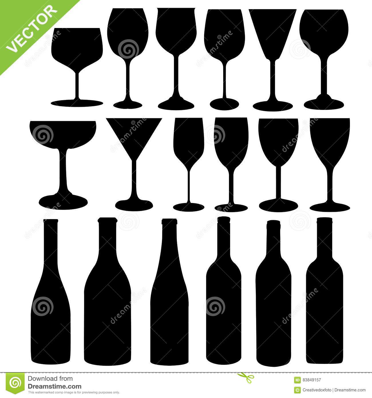 Detail Wine Bottle Silhouette Clip Art Nomer 33