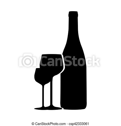 Detail Wine Bottle Silhouette Clip Art Nomer 35