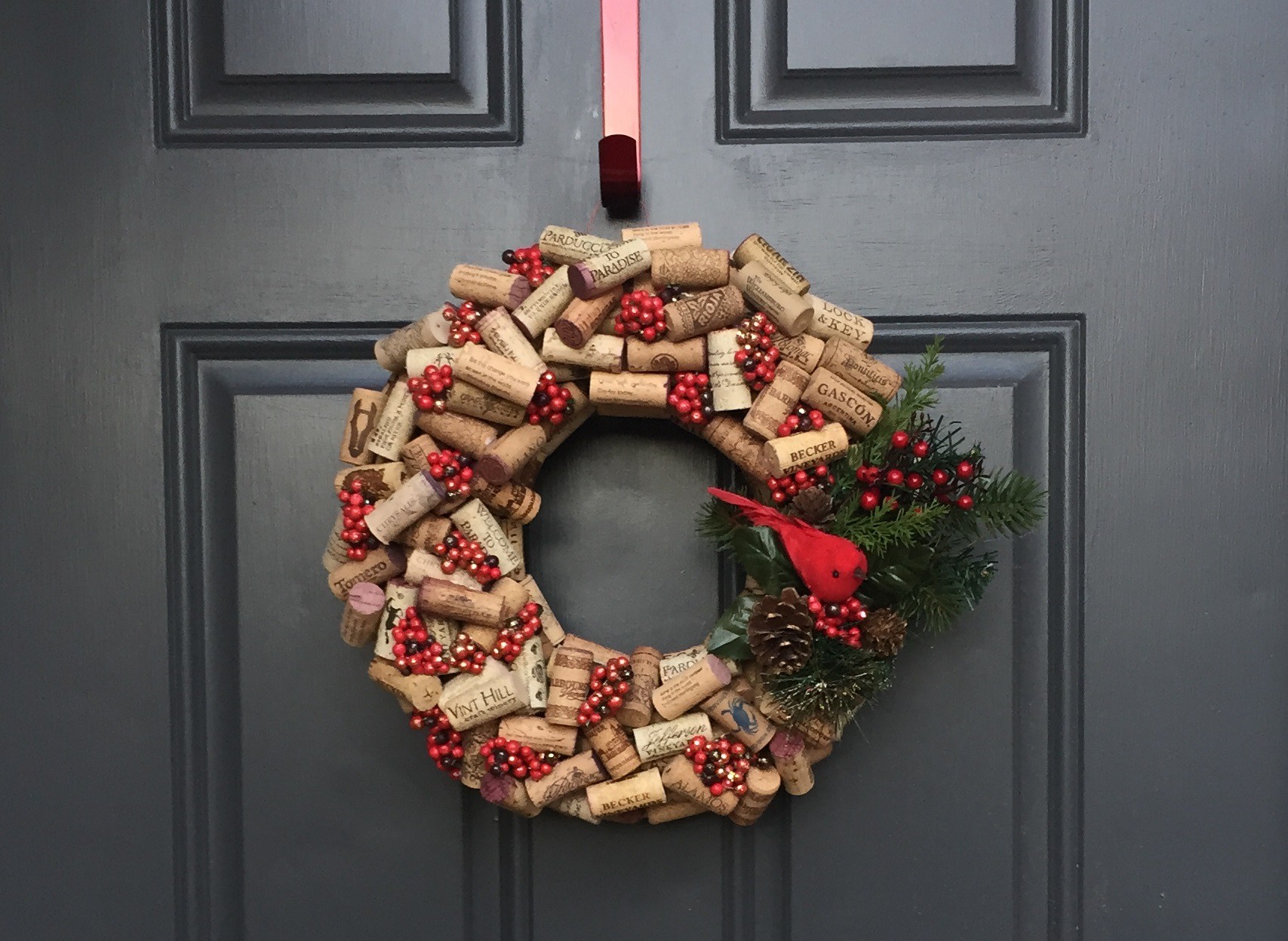 Detail Wine Cork Christmas Garland Nomer 6