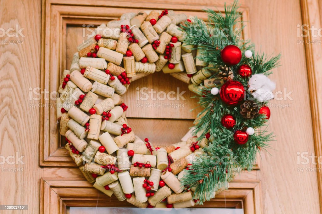 Detail Wine Cork Christmas Garland Nomer 52